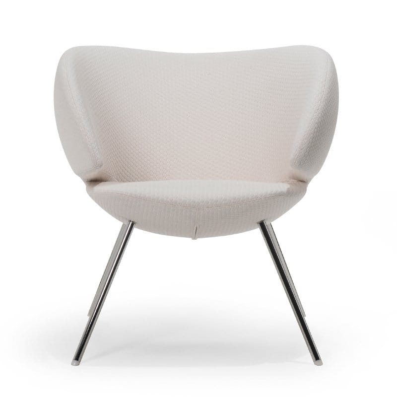 כורסת יחיד לבנה Pinq