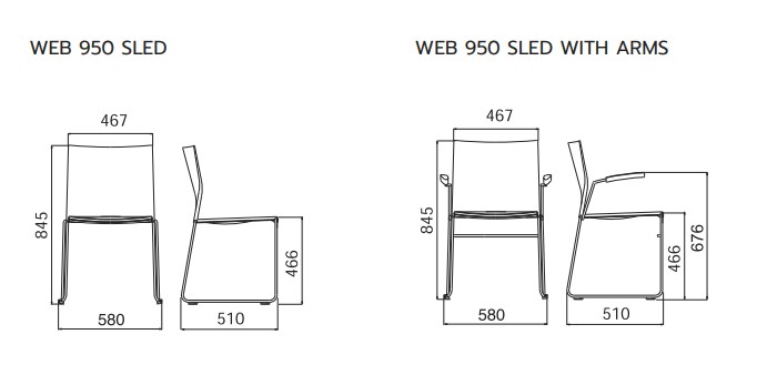 Web 950 מידות