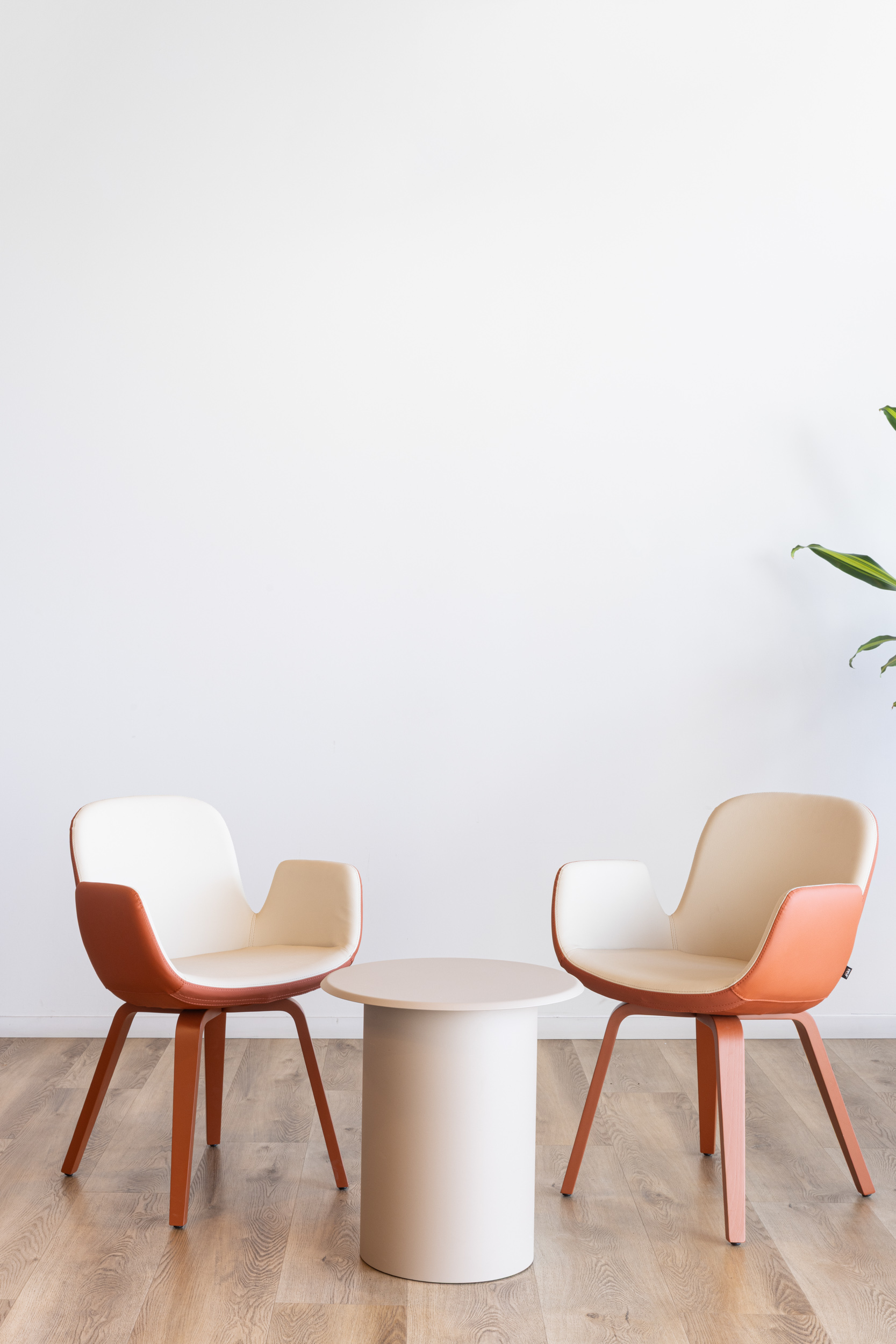 daisy wood base+drage table by B&T